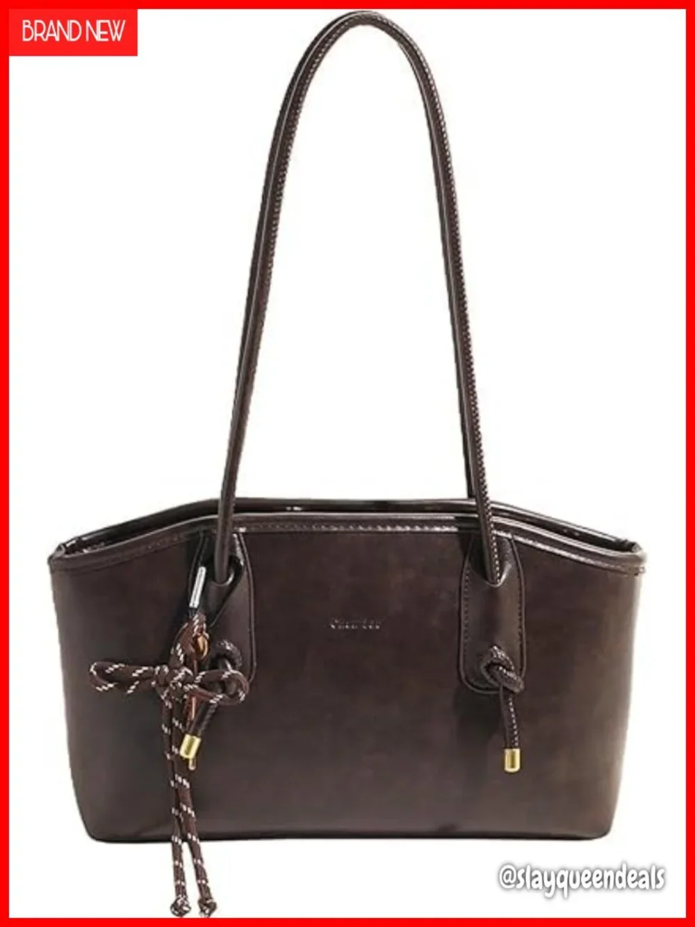Vintage Faux Leather Hobo Handbag Shoulder Bag with Top Handle Zipper Purse